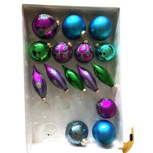 CELEBRATIONS STARBURST CHRISTMAS ORNAMENT SET QTY.15